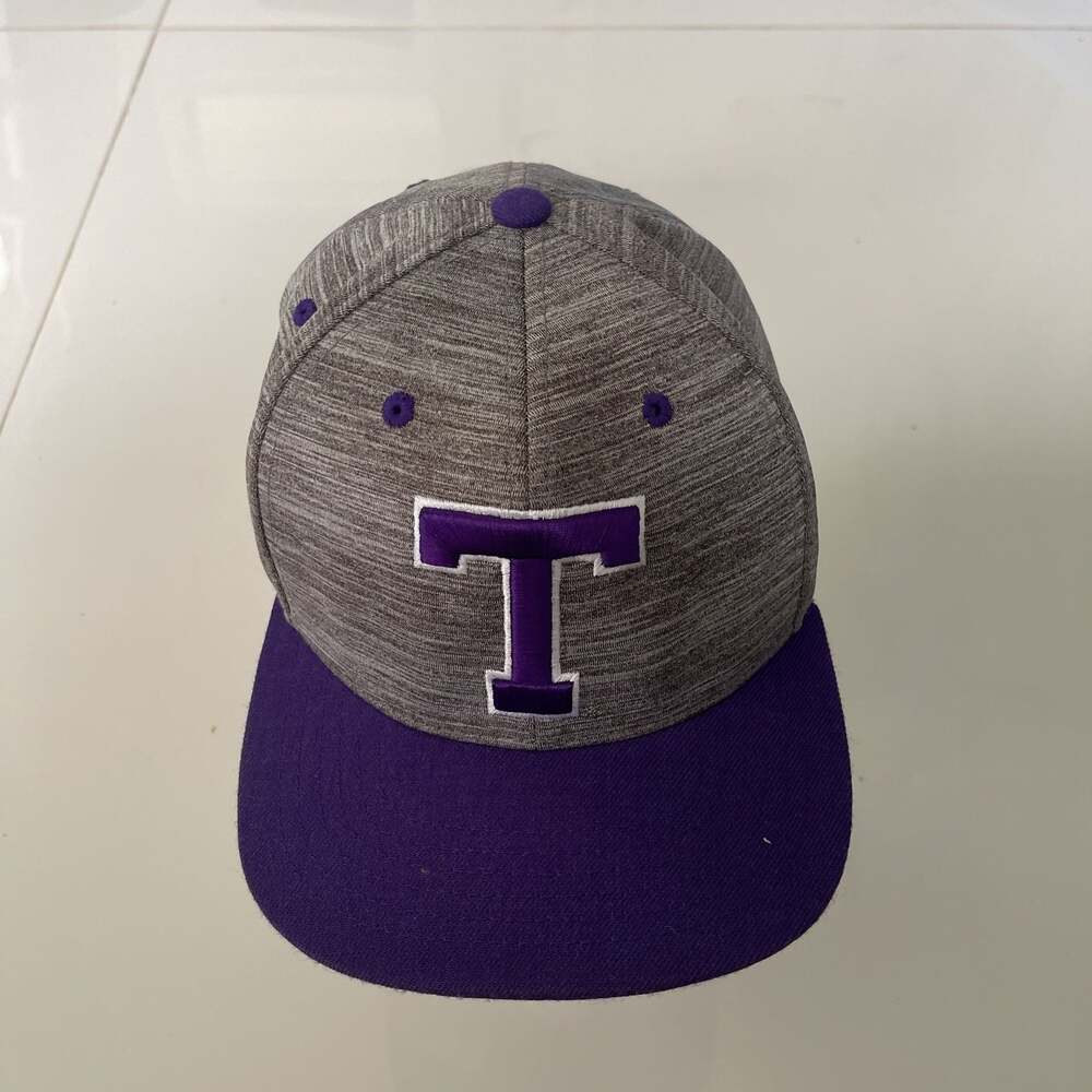 Purple and Gray Raze T Logo Baseball Hat